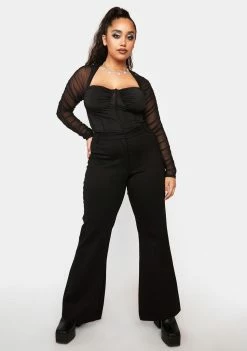 Poster Grl Plus Icicle Gaze Flare Pants