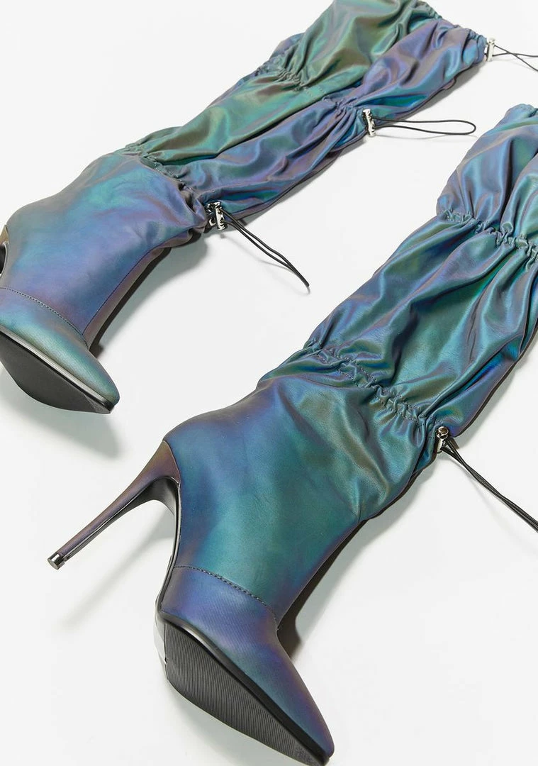 Poster Grl Rack It Up Reflective Boots Boots & Booties 5 Poster Grl Rack It Up Reflective Boots Boots & Booties