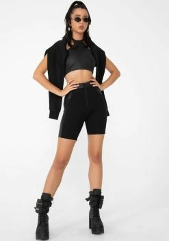 Poster Grl Grad Status Biker Shorts Bottoms