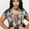 Poster Grl She's Viral Overnight Mesh Top Tops
