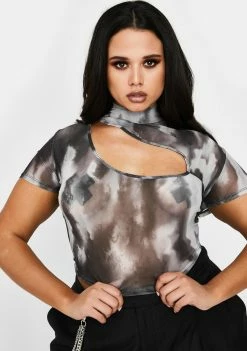 Poster Grl She's Viral Overnight Mesh Top Tops