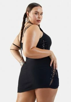 Poster Grl Real Stallion Sass Lace-Up Mini Dress Dresses 9 Poster Grl Real Stallion Sass Lace-Up Mini Dress Dresses