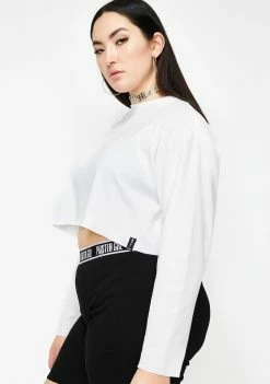 Poster Grl Icy You're A Hawt Mess Thermal Crop Top