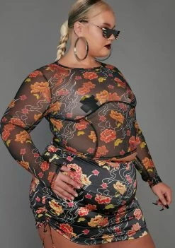 Poster Grl Fierce Honest Confessions Mesh Top Tops