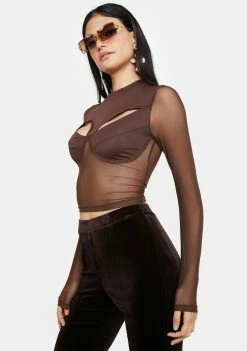 Poster Grl Cut Above The Rest Mesh Top