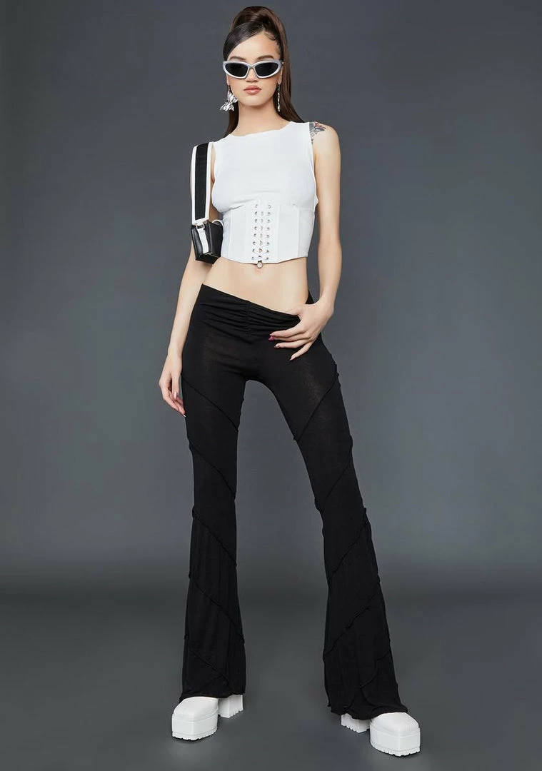 Poster Grl Flares Common Enemy Flared Pants 4 Poster Grl Flares Common Enemy Flared Pants