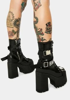 Poster Grl The Baddest B Chunky Platforms 10 Poster Grl The Baddest B Chunky Platforms