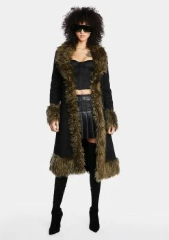 Poster Grl Do Your Thing Faux Fur Coat