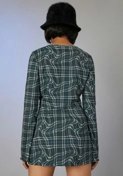 Poster Grl Never The Same Plaid Skirt Set