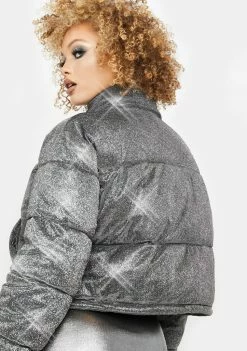 Poster Grl Tundra Tamer Sparkle Puffer Jacket