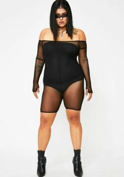Poster Grl Lavish Cash Enigma Mesh Bodysuit