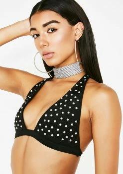 Poster Grl Diamond Fix Halter Bra Tops