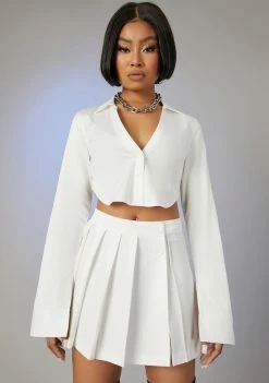 Poster Grl Catching International Flights Pleated Skirt Bottoms 7 Poster Grl Catching International Flights Pleated Skirt Bottoms