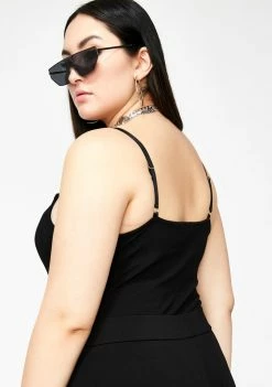 Poster Grl Tops Night Rich Supermodel Ribbed Bodysuit