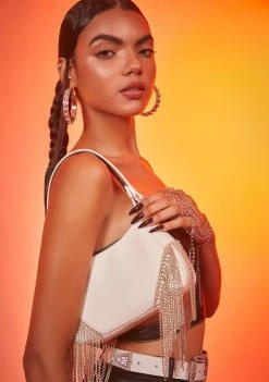 Poster Grl Bags & Wallets Icy Married To The Money Baguette Bag