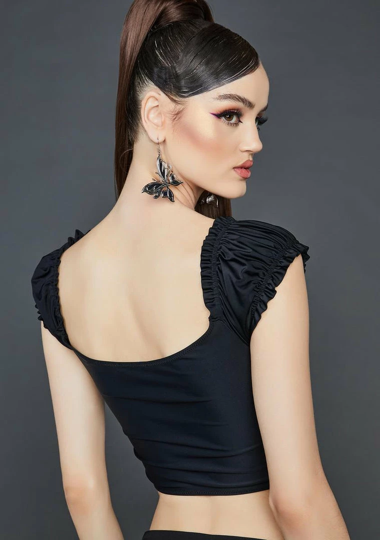 Poster Grl Bad Blood O-Ring Crop Top 6 Poster Grl Bad Blood O-Ring Crop Top