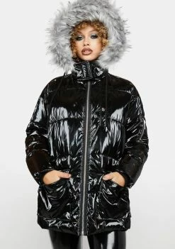 Poster Grl Outerwear Wintry Chic Puffer Jacket