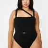 Poster Grl Always Feature Me Buckle Bodysuit