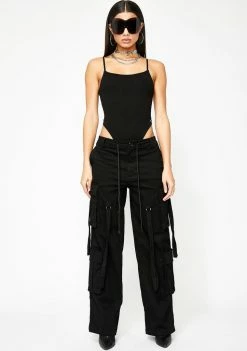 Poster Grl Night Supermodel Ribbed Bodysuit Tops