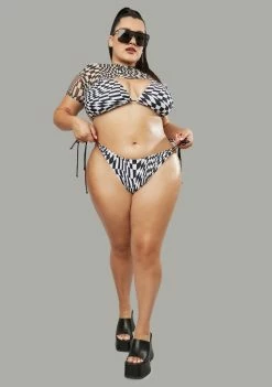 Poster Grl Her Warped Realm Checkered Bikini Set Swim 8 Poster Grl Her Warped Realm Checkered Bikini Set Swim