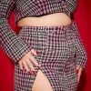 Poster Grl Plus Honey Been Mean Tweed Mini Skirt Bottoms