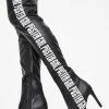 Poster Grl Boots & Booties Label Qween Thigh High Boots