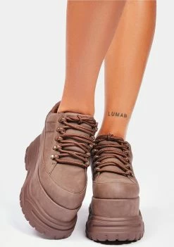 Poster Grl Platforms Coffee Pay The Bills Platform Sneakers