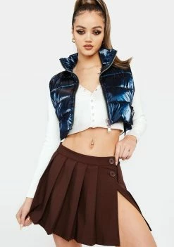 Poster Grl Cocoa Playing The Field Pleated Skirt