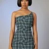 Poster Grl Never The Same Plaid Mini Dress
