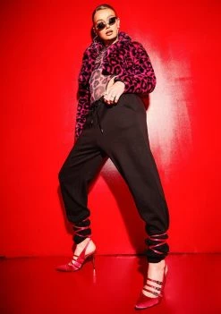 Poster Grl Goddess Time Fleece Joggers