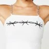 Poster Grl Icy Danger Zone Chain Cami Tops