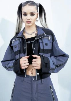 Poster Grl Outerwear Lead The Pack Cropped Jacket