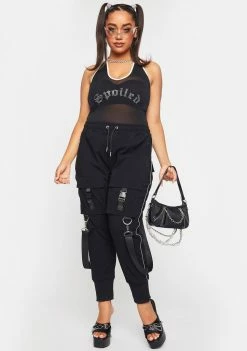 Poster Grl Plus All The Riches Mesh Tank Tops