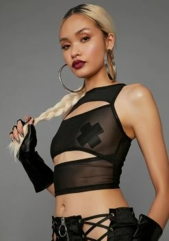 Poster Grl Gossip Edition Cutout Tank Tops