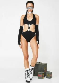 Poster Grl Tops Can't Be Copied Bodysuit Set