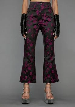 Poster Grl Undercover Influencer Cropped Flare Pants Bottoms