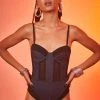 Poster Grl Buck Up Bustier Bodysuit