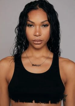 Poster Grl No Regulations Crop Tank