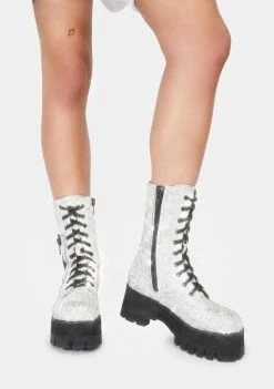 Poster Grl Boots & Booties Billionaire Bling Pocket Combat Boots
