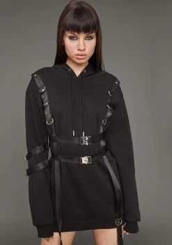 Poster Grl Tops Came To Slay Harness Hoodie