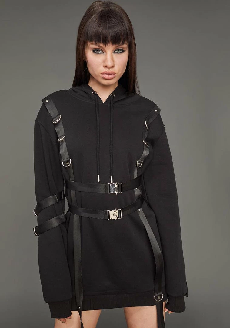 Poster Grl Tops Came To Slay Harness Hoodie 3 Poster Grl Tops Came To Slay Harness Hoodie