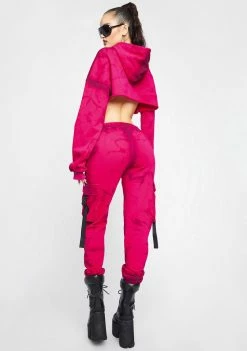 Poster Grl Rude Mood Cargo Joggers Bottoms