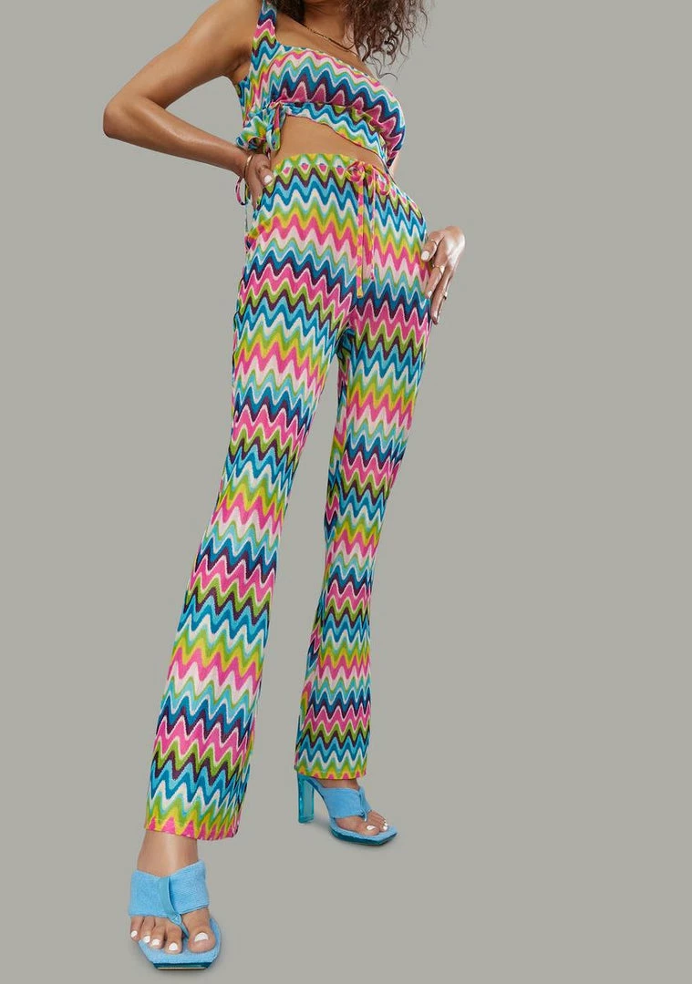 Poster Grl Wavy Thoughts Stitch Knit Flare Pants Bottoms 3 Poster Grl Wavy Thoughts Stitch Knit Flare Pants Bottoms
