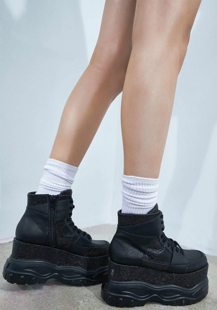 Poster Grl Diva Street Rhinestone Platform Sneakers 7 Poster Grl Diva Street Rhinestone Platform Sneakers