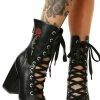 Poster Grl Last Rose Lace-Up Boots Boots & Booties