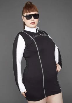 Poster Grl I'll Make My Mark Zip-Up Dress Dresses