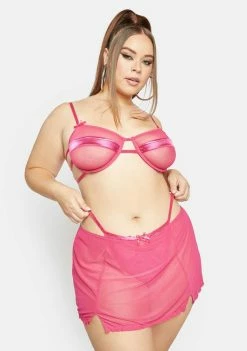 Poster Grl Oh The Ex Files Mesh Lingerie Set Lingerie & Sleepwear