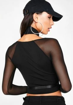 Poster Grl Tops Midnight Body Party Harness Top