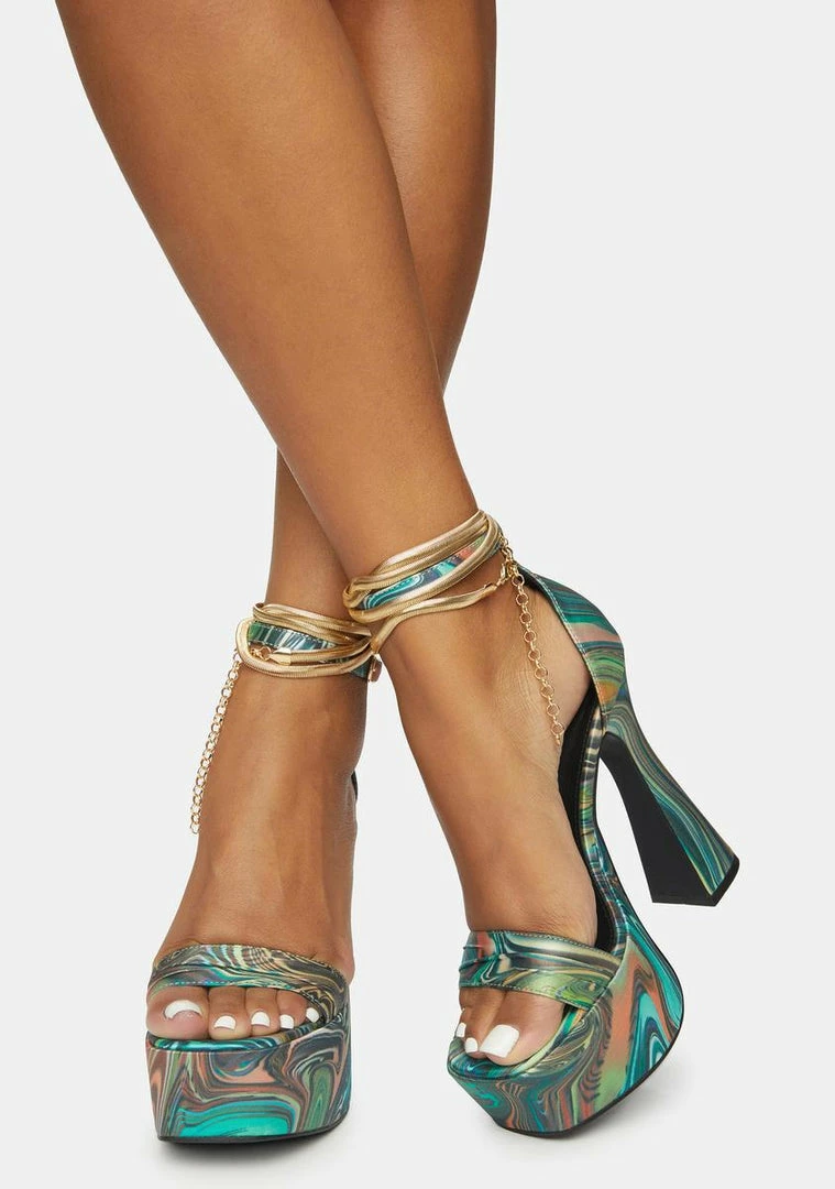 Poster Grl Hypnotic Habits Chain Platform Heels 5 Poster Grl Hypnotic Habits Chain Platform Heels