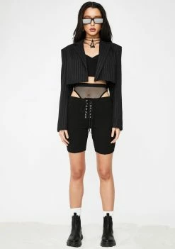 Poster Grl Jumpsuits & Rompers Bougie Brunch Biker Short Set